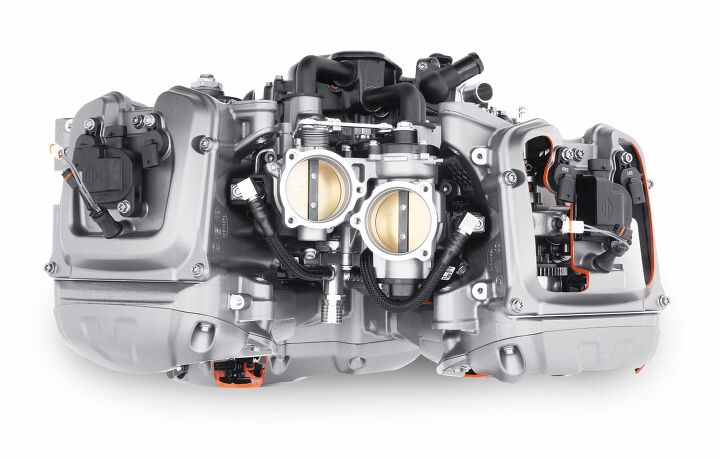 more than you probably wanted to know about the harley davidson 1250 revolution max, Pan America Cut Away Engine