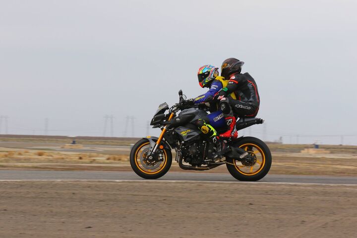 a different look at the yamaha champions riding school, Sometimes riding on the back of a bike is an eye opening experience as to what a motorcycle is capable of Other times it s downright terrifying