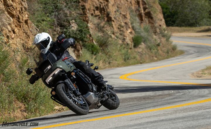 2021 harley davidson pan america 1250 special review first ride, Note the Daymaker Adaptive Headlamp doing its thing