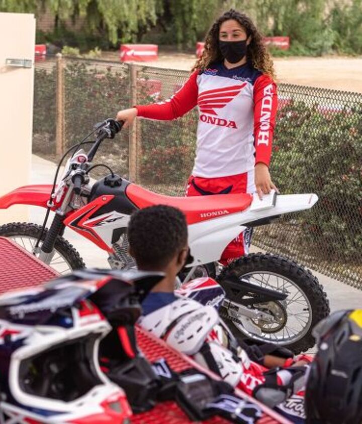 making a rider teaching your kid to ride, The class ranges from age 12 to 50s and all students start in the same place basic controls on a motorcycle