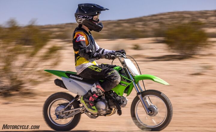 making a rider teaching your kid to ride, By the end of the first day in the desert we were riding on easy trails