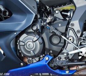 what s the 2022 yamaha r7 like to ride on the street, The only rider aid our test bike had was this optional quickshifter and even though our particular one wasn t the smoothest shifter in the world it is still an option worth getting