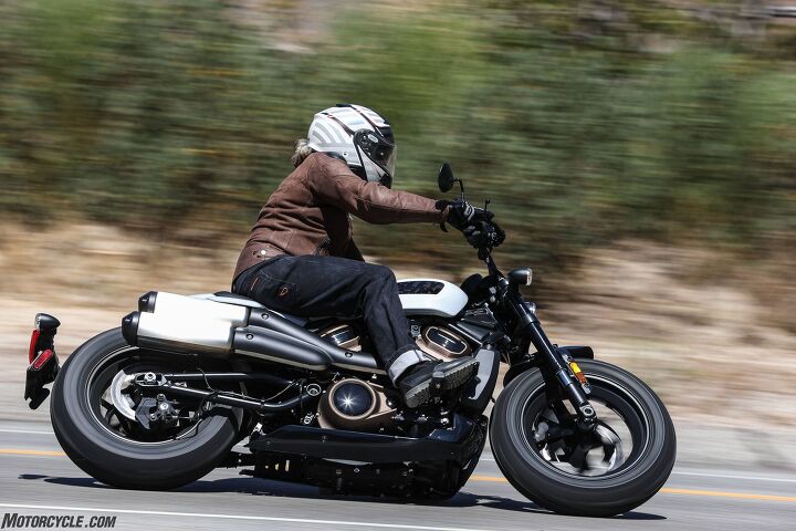 2021 harley davidson sportster s review first ride, The claim is 34 degrees of lean on both sides it feels like plenty fast enough for me on the street when the peg feelers send up the warning