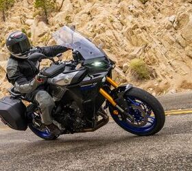Rétroviseurs Moto Pour Yamaha Tracer 9 GT 2021 - Rétroviseurs Rotatifs Réglables Noirs - Alliage Aluminium - 13