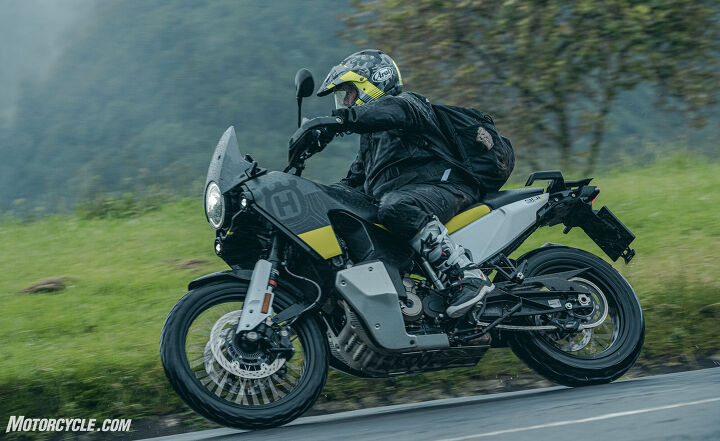 2022 husqvarna norden 901 review first ride, While the Norden s windscreen isn t adjustable and does a decent job of directing turbulence and weather away from the rider We d prefer it to be just a little taller Husqvarna offers a taller accessory windscreen for those who want one