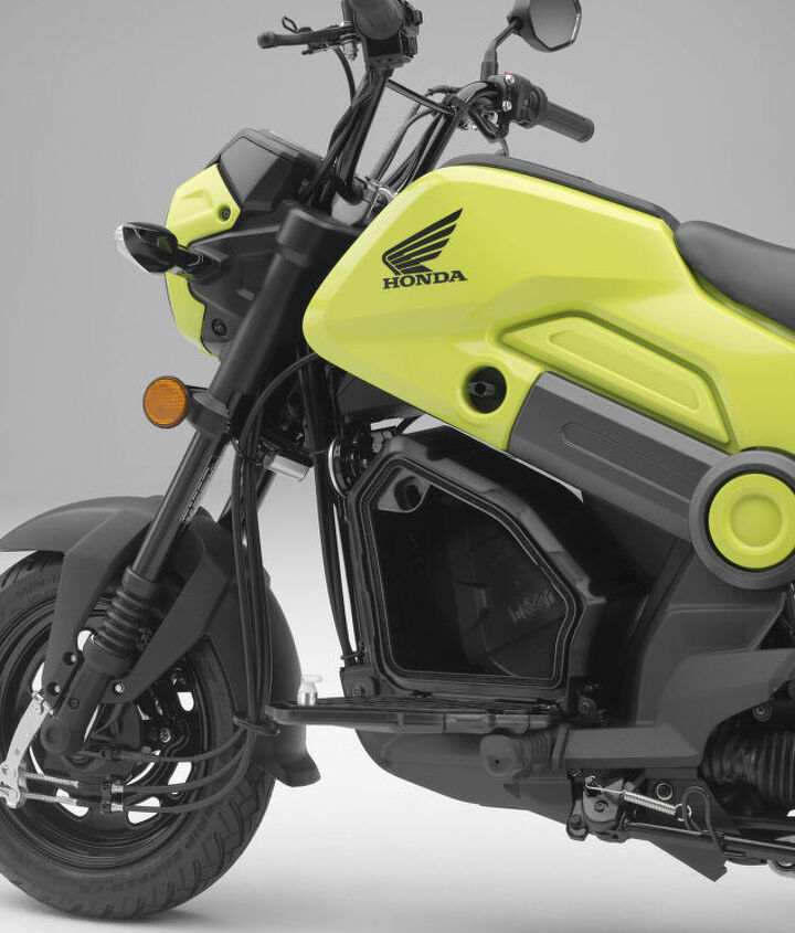 2022 honda navi review first ride, You ll never have to bleed these brakes which actually stop the lightweight Navi okayishly