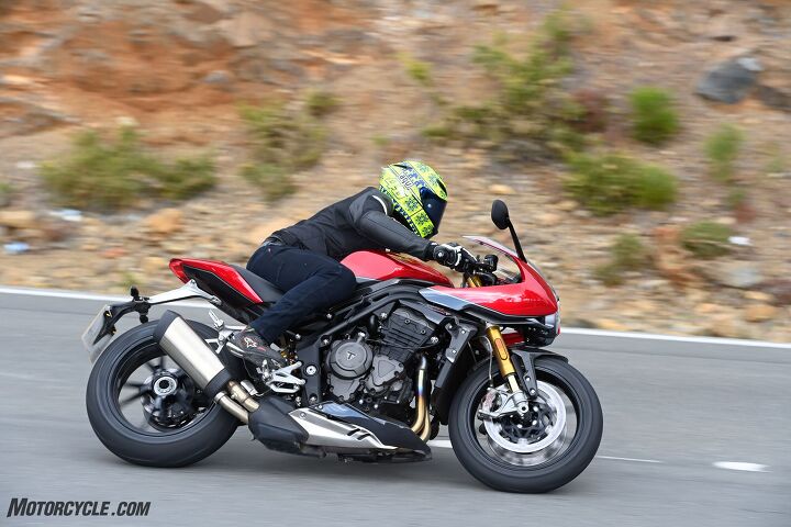 2022 triumph speed triple 1200 rr first ride, The impression seared into our minds during the street ride was just how easy the Speed Triple RR is to ride smoothly