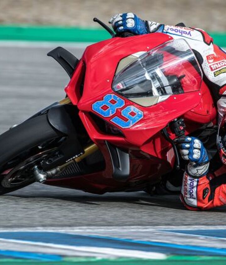 2022 ducati panigale v4 s review first ride, Jorge Martin was in attendance to show the journalists what fast really looks like
