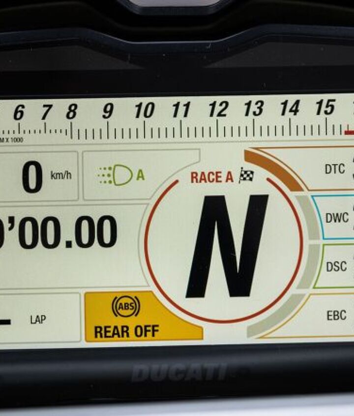 2022 ducati panigale v4 s review first ride, I could monitor the control systems in real time and make adjustments in the way I was riding to try and limit the amount of colors flashing back at me Over time and if done correctly this could help me achieve lower lap times