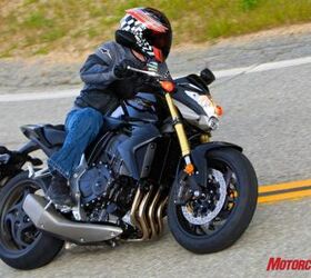 church of mo 2011 honda cb1000r review, While it doesn t make nearly as much power as the CBR1000RR it was sourced from the retuned mill provides plenty of grunt for street riding