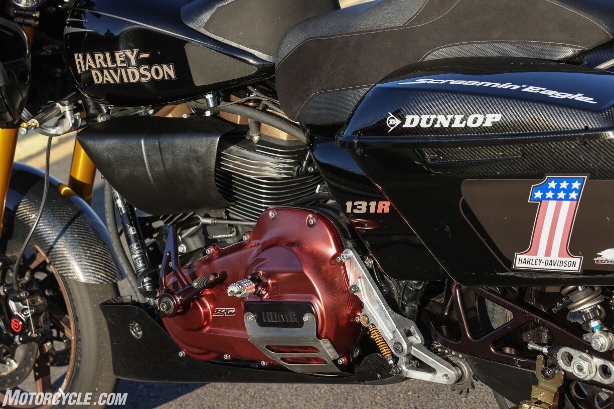 Riding The HarleyDavidson Screamin Eagle Factory Race Bike