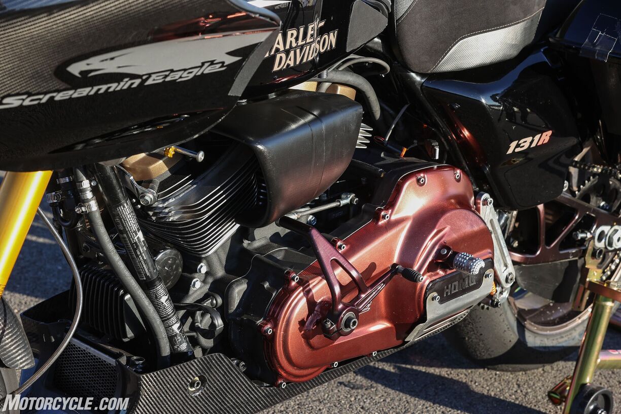 Riding The HarleyDavidson Screamin Eagle Factory Race Bike