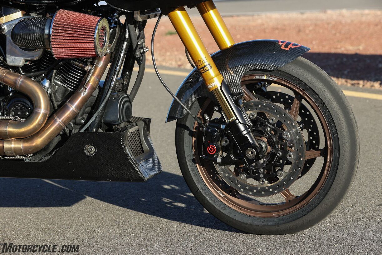 Riding The HarleyDavidson Screamin Eagle Factory Race Bike