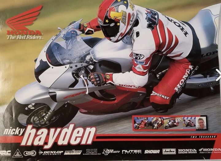 35 years of honda cbr600s a love story, A kid named Nicky Hayden won the 99 Supersport championship on an F4