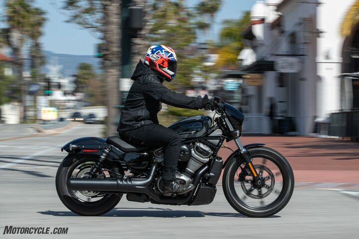 2022 harley davidson nightster review first ride, Ergonomically the Nightster fit me quite well as a guy with a 30 inch inseam and 5 8 stature I might prefer bars that were a half inch or so further back When tearing up the canyons one can just imagine a taller seat putting you into more of a naked bike riding position maybe one day