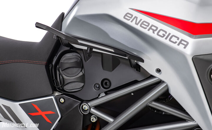 2023 energica experia review first ride, This multi talented plug allows riders to charge with all three options that are currently available