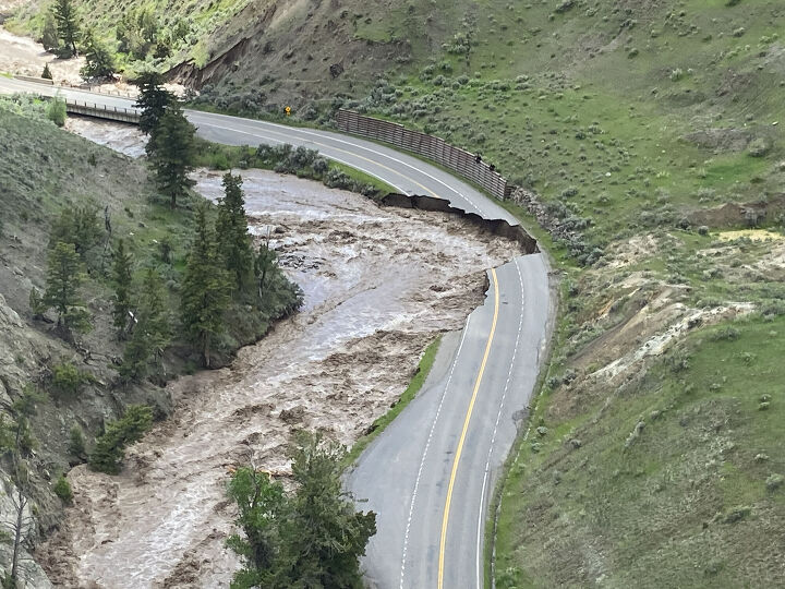 klim does yellowstone, Just some of the flood damage in the area Image courtesy of NPS Doug Kraus