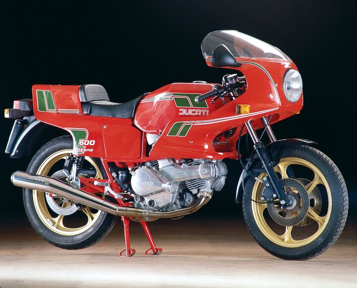 the falloon files ducati pantah, The 600 SL came along in 1982 and was available in Mike Hailwood Replica colors