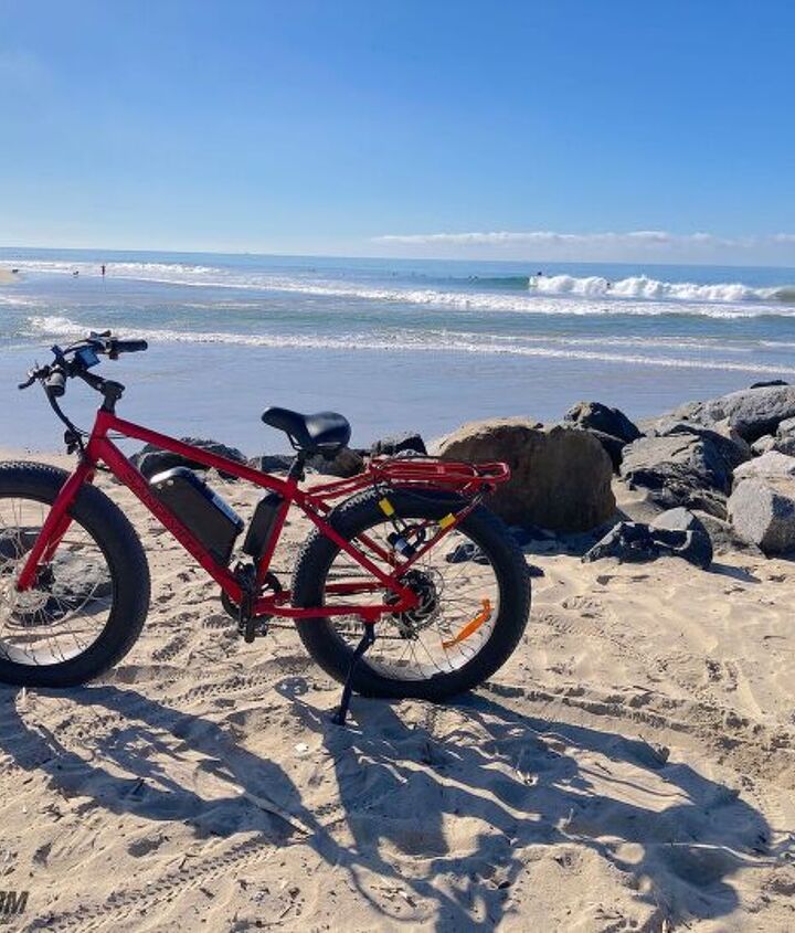 ssr sand viper ebike review first ride, JB cellphone pic