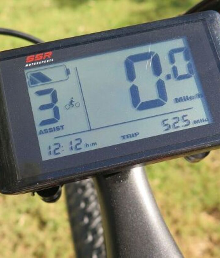 ssr sand viper ebike review first ride, The Viper s power indicator isn t the most accurate thing in the world as it wanders between bars a bit at one point we were down to one bar But by the time I reached home port after 30 miles we were looking at two bars on the display
