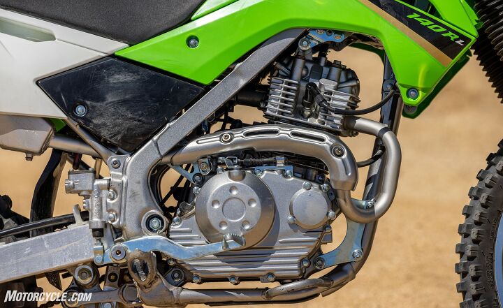 2022 kawasaki klx140 r l review, Simple to its core The KLX140 engine is air cooled and carbureted It would also be a great platform to learn basic wrenching