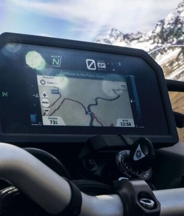 2023 yamaha niken gt first look, Garmin maps are a paid possibility if you like