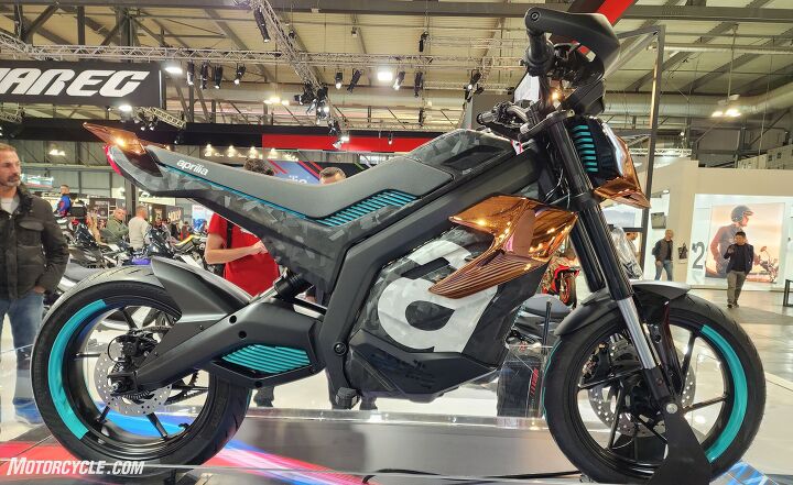 aprilia looks to the future with the electrica project