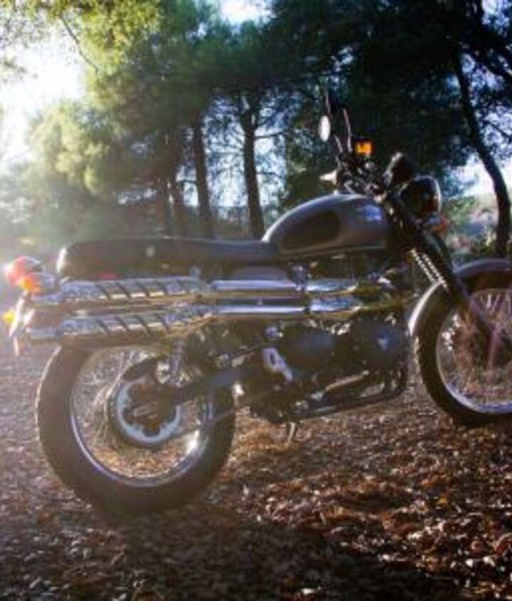 church of mo 2012 triumph scrambler review, Triumph s Scrambler delivers a classic bike experience without the oil leaks and electrical gremlins that haunt owners of vintage machines