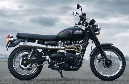 church of mo 2012 triumph scrambler review, If we had a Scrambler in our garage it would certainly be fitted with this beautiful and much less cumbersome looking Arrow exhaust system Yours for 1 099 from Triumph