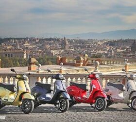 2023 vespa gts300 review first ride, The 2023 model year family photo
