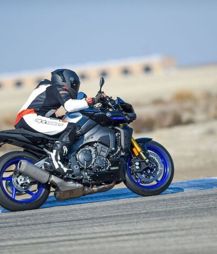 2022 yamaha mt 10 sp review first ride, Yamaha s rear ride height device on the MT 10 in full display Ok not really Photo MPG Creative