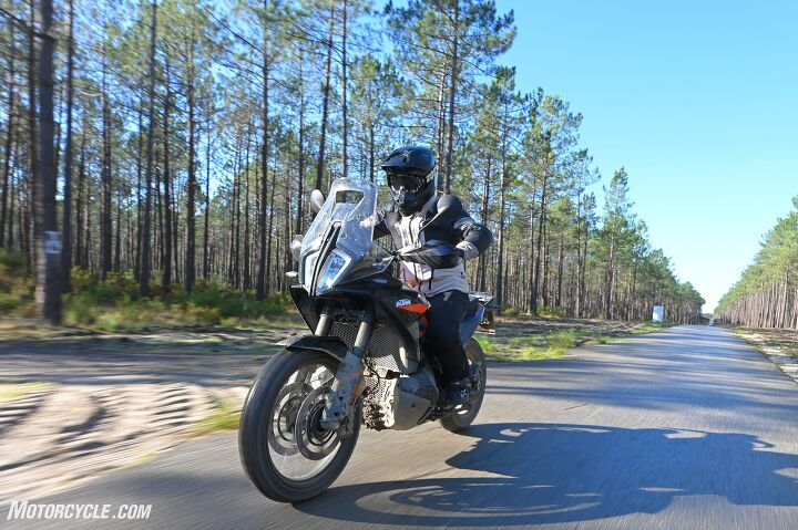 2023 ktm 890 adventure review first ride, KTM says its focus when revising the suspension was to remove some of the initial harshness and to provide a more comfortable ride overall I think they hit the mark