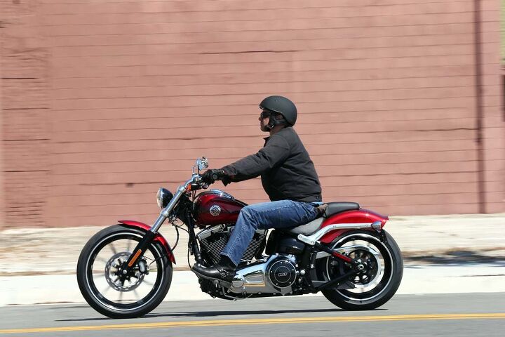 church of mo 2013 harley davidson fxsb breakout review, The Breakout comes in Vivid Black for 400 extra you can get it in Big Blue Pearl or Ember Red Sunglo our favorite