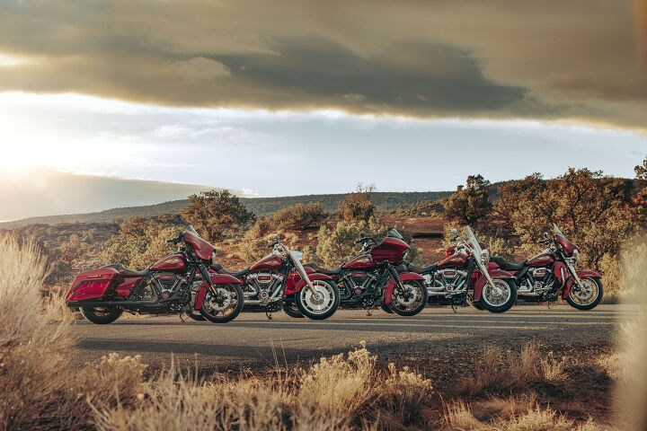 harley celebrates its 120th birthday with seven anniversary models and a few