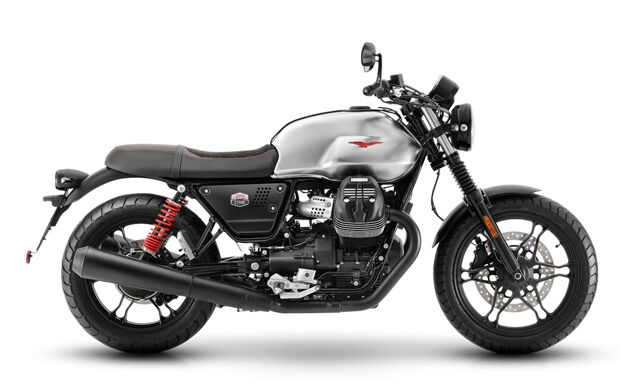 eicma 2019 milan motorcycle show coverage, The entry level Moto Guzzi some might call it the V7 III is slightly smaller than the V9 and that includes its 744cc V Twin but it s equally as elemental as the V9 A blank canvas to customize Moto Guzzi offers the V7 in no less than 10 different variations