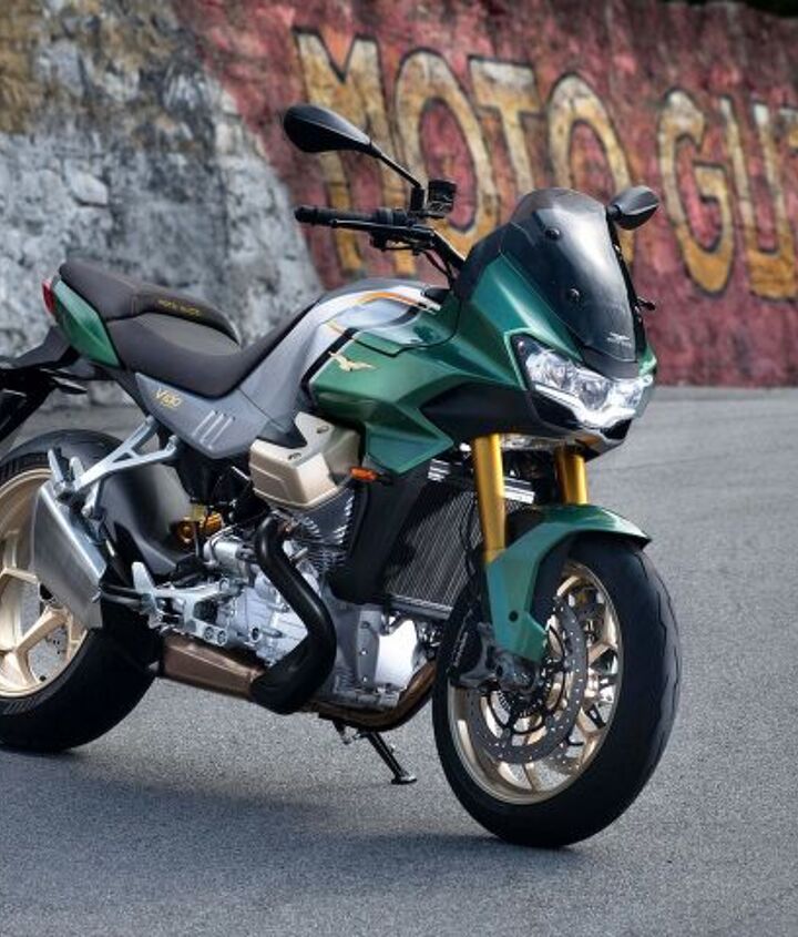 eicma 2021 milan motorcycle show coverage, Piaggio will release full details about the 2022 Moto Guzzi V100 Mandello at EICMA