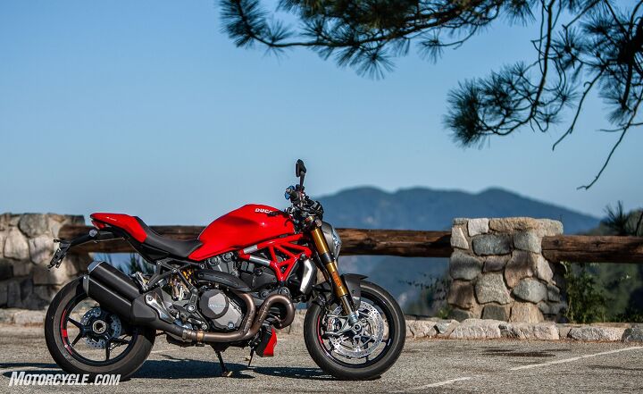 ducati monster 1200s indian ftr1200 and 1200s shootout at the yamaha xsr900 corral, The Ducati Monster has become ubiquitous