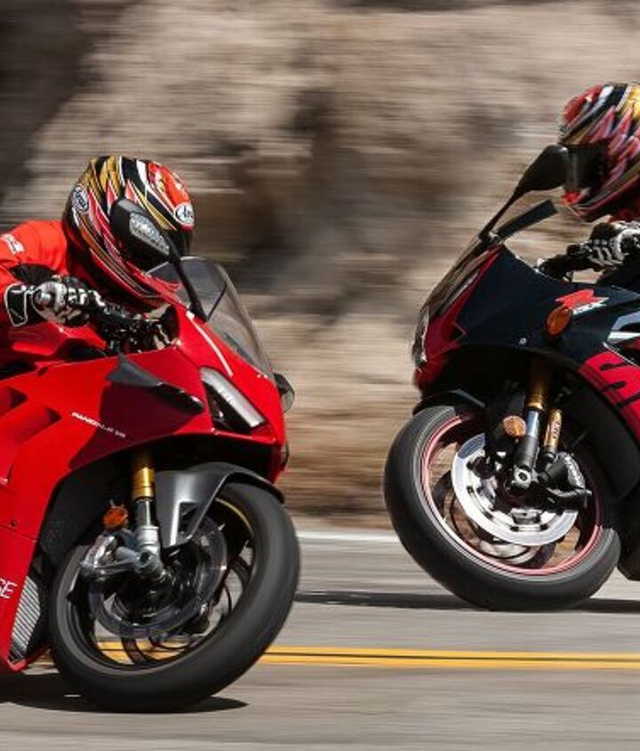 Comparing Each End of the Sportbike Price Spectrum: Ducati Panigale V4R and Suzuki GSX-R1000R