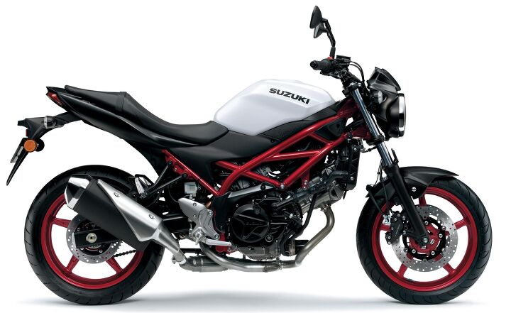 2021 middleweight naked spec sheet shootout, The Suzuki SV650 has the lowest seat height of the six at just 30 9 inches