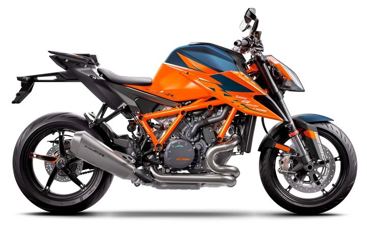 2021 heavyweight naked bike spec shootout, The Super Duke R has the longest wheelbase and largest of this grouping