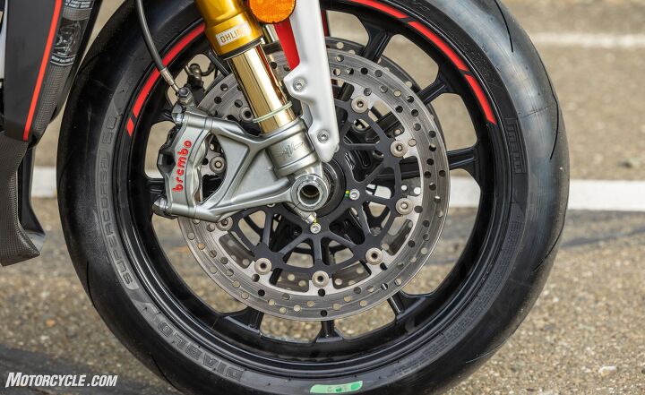 battle royale 7 way heavyweight naked bike shootout track, Our biggest complaint with the MV Agusta is an overly aggressive ABS that caused some of us to blow a few turns because of how early it would intervene Unfortunately you can t turn it off