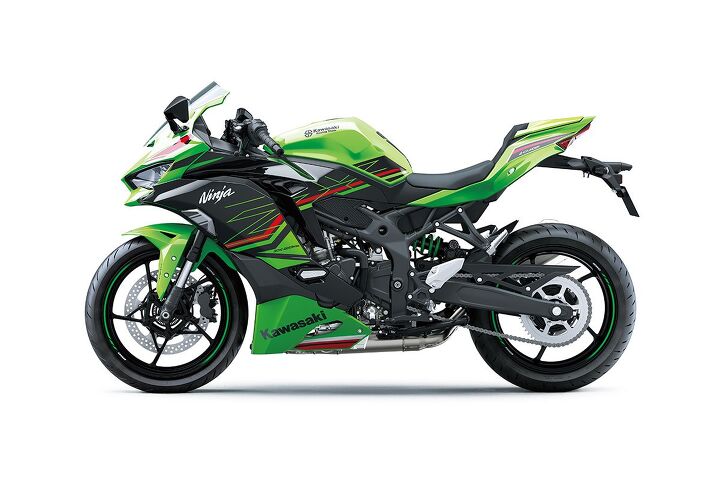 2023 kawasaki ninja zx 4r receives carb approval, In Indonesia Kawasaki offers both a ZX 25R and a ZX 25RR The double R adds higher quality Showa suspension and a special KRT graphic scheme
