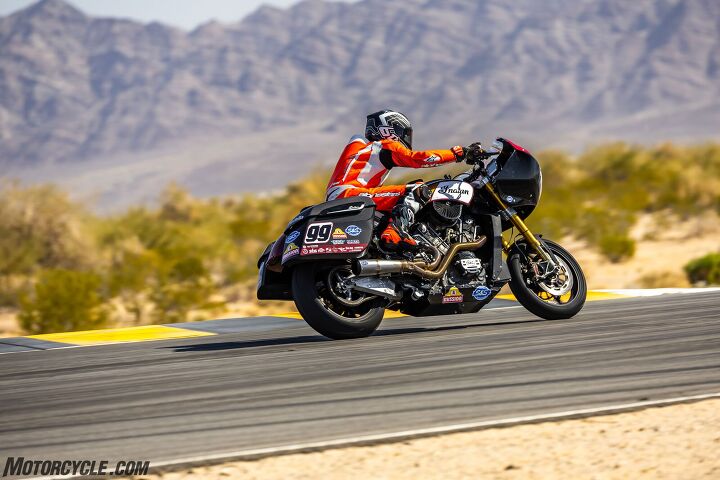 Riding Indian's 2022 Championship-Winning Challenger Bagger Race Bike ...