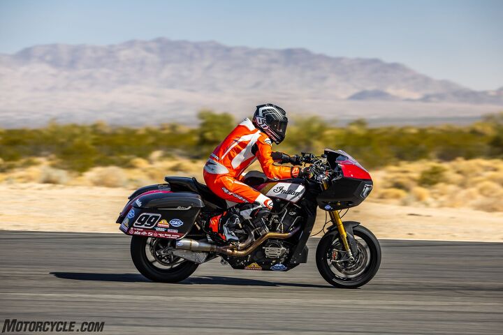 Riding Indian's 2022 Championship-Winning Challenger Bagger Race Bike ...