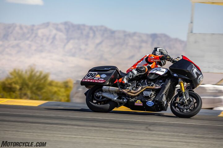 Riding Indian's 2022 Championship-Winning Challenger Bagger Race Bike ...