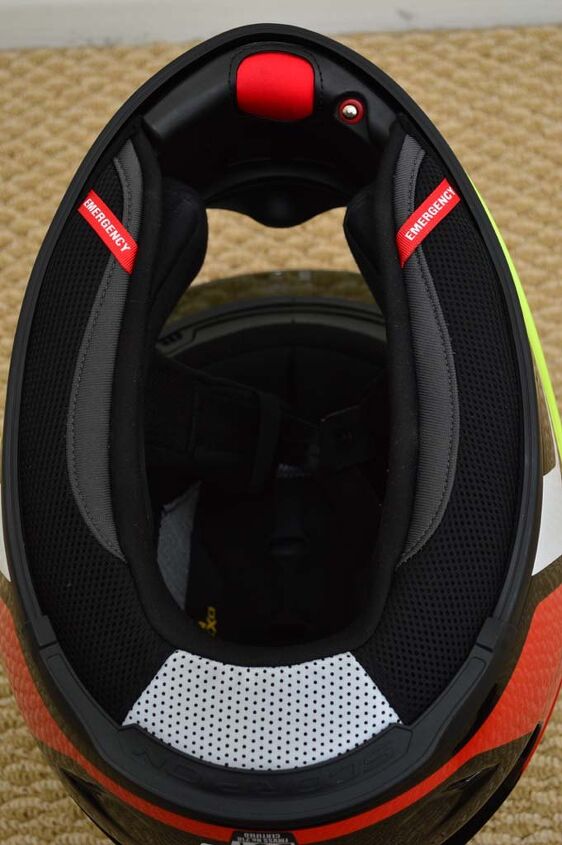 emergecny release scorpion helmet ScorpionEXO R430 Full Face Street Motorcycle with Bluetooth Ready Speaker Pocketss DOT/SNELL Approved Solid (Black AT960 can be used as a full EXO Eclipse Full Face Helmet