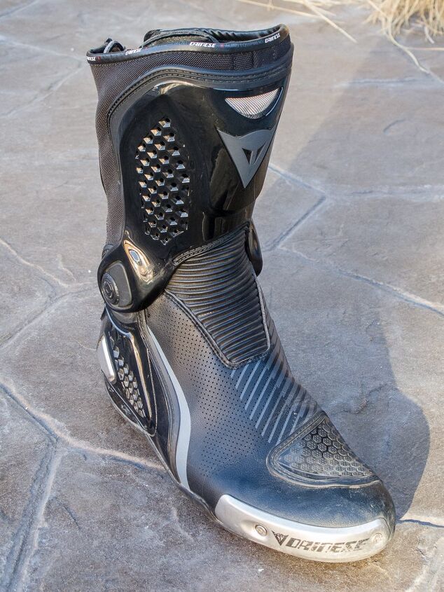dainese torque rs out air review, The Dainese Torque RS Out boot is made to be worn outside of your leathers but they fit under standard sized riding jeans