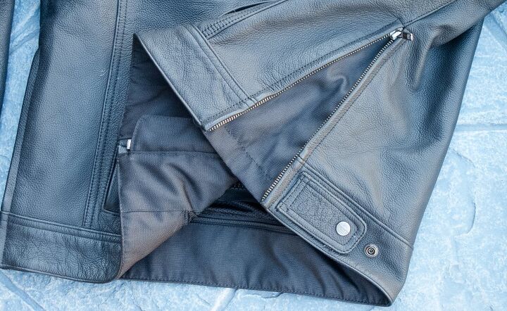 triumph patrol jacket review, The jacket s waist has size adjustment options for both looser and snugger