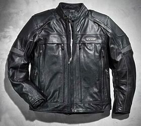 HARLEY-DAVIDSON FXRG Leather Jacket M Black, Leather Jackets