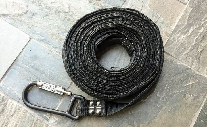 mo tested lockstraps cable and tie downs review, Yeah you can even buy the extremely handy 24 foot long Lockstrap